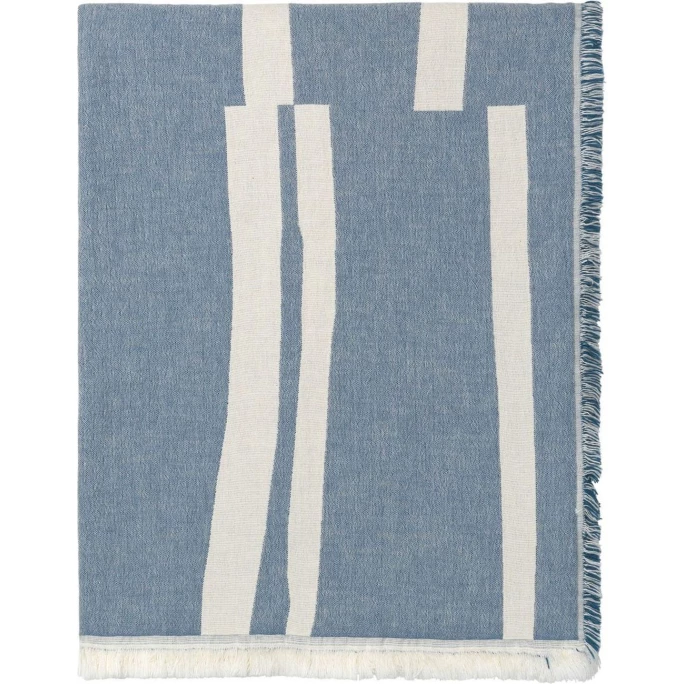 Elvang Denmark Elvang Lyme Grass Decke - 130x180 Cm - Blue 1 Elvang Denmark Elvang Lyme Grass Decke - 130x180 Cm - Blue