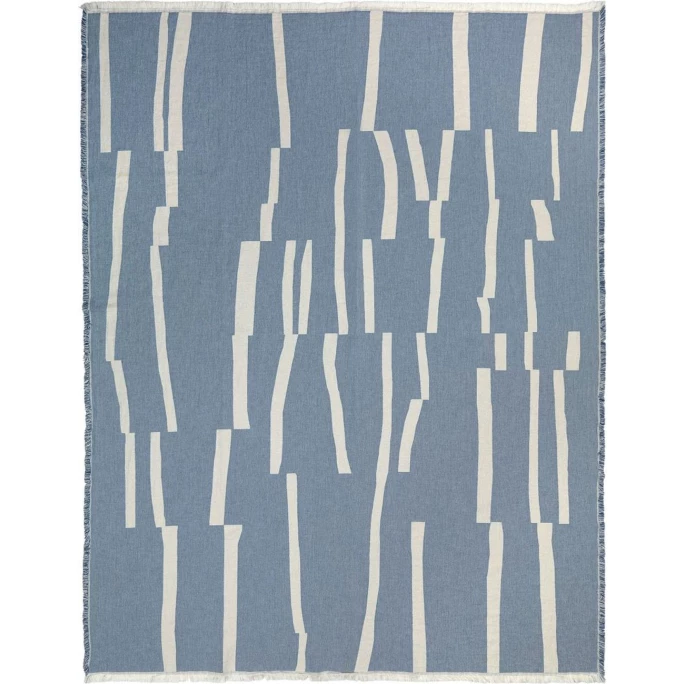 Elvang Denmark Elvang Lyme Grass Decke - 130x180 Cm - Blue 2 Elvang Denmark Elvang Lyme Grass Decke - 130x180 Cm - Blue – Bild 2