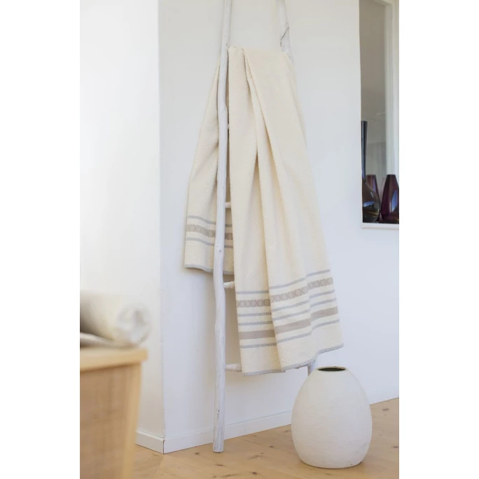 David Fussenegger RIVA Ecken Decke - 140x200 Cm - Rohweiß 3 David Fussenegger RIVA Ecken Decke - 140x200 Cm - Rohweiß – Bild 3