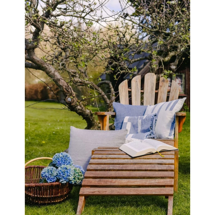 Elvang Denmark Elvang Lyme Grass Decke - 130x180 Cm - Blue 5 Elvang Denmark Elvang Lyme Grass Decke - 130x180 Cm - Blue – Bild 5