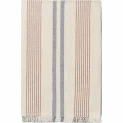 Elvang Denmark Elvang Iris Decke - 130x215 Cm - Blue/rusty Red