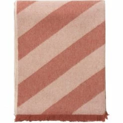 Elvang Denmark Elvang Fishbone Wolldecke - 130x190 Cm - Rusty Red