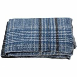 David Fussenegger SAVONA Karo Klassisch Wohndecke - 150x200 Cm - Blau