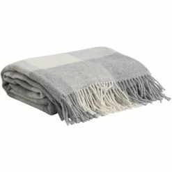 GANT Check Decke - 130x180 Cm - Grey