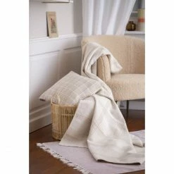 David Fussenegger SILVRETTA Junges Karo Flanelldecke - 140x200 Cm - Rohweiß -David Fussenegger Shop unnamed file 1131