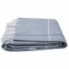 Tom Tailor FINE SQUARES Plaid - 130x170 Cm - Grau