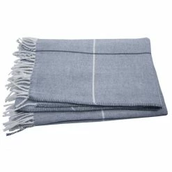 Tom Tailor FINE SQUARES Plaid - 130x170 Cm - Grau -David Fussenegger Shop unnamed file 1151