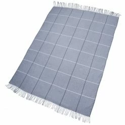 Tom Tailor FINE SQUARES Plaid - 130x170 Cm - Grau -David Fussenegger Shop unnamed file 1152