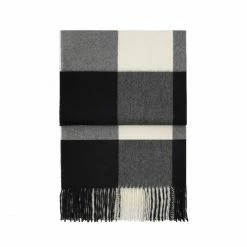 Elvang Denmark Elvang Whisper Decke Aus Baby-Alpakawolle - 130x200 Cm - Black-cream
