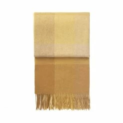 Elvang Denmark Elvang Inca Stones Wolldecke - 130x200 Cm - Yellow