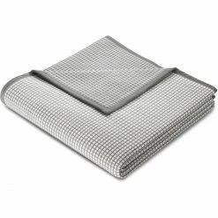 Bocasa By Biederlack Biederlack ALLOVER CHECK Wohndecke - 150x200 Cm - Graphit