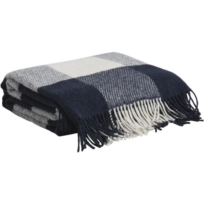 GANT Check Decke - 130x180 Cm - Marine 1 GANT Check Decke - 130x180 Cm - Marine