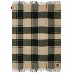 Lexington Checked Plaid - 130x170 Cm - Green-beige