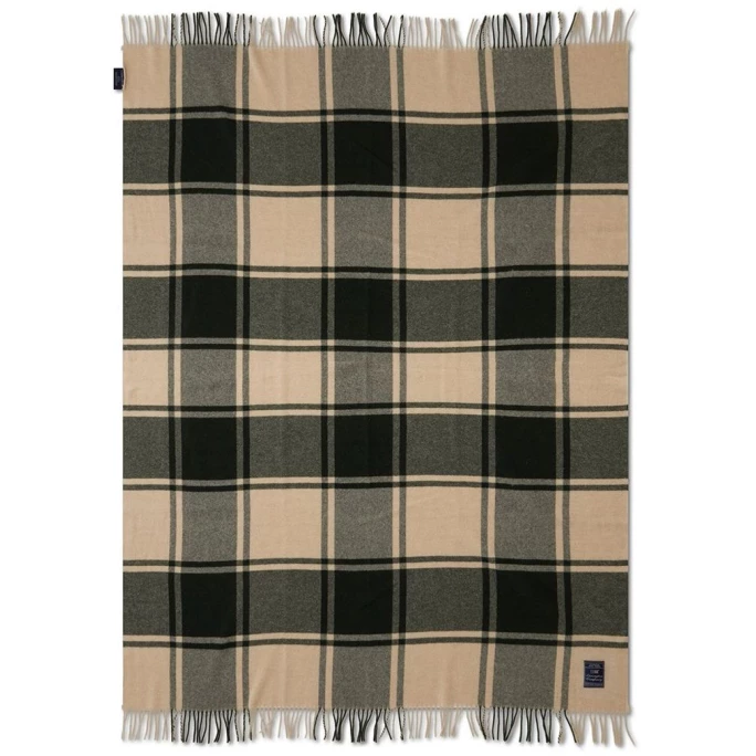 Lexington Checked Plaid - 130x170 Cm - Green-beige 3 Lexington Checked Plaid - 130x170 Cm - Green-beige – Bild 3