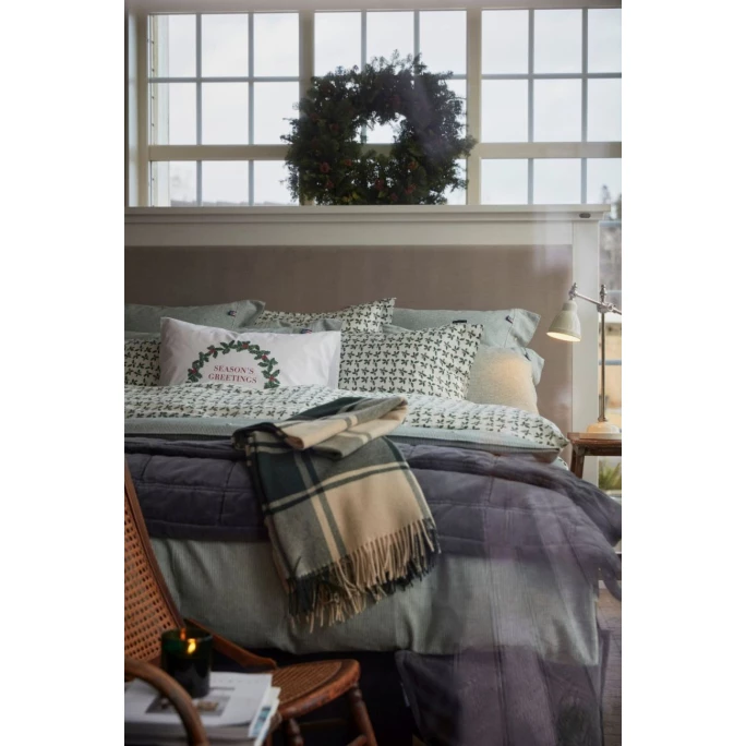 Lexington Checked Plaid - 130x170 Cm - Green-beige 5 Lexington Checked Plaid - 130x170 Cm - Green-beige – Bild 5