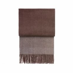 Elvang Denmark Elvang Horizon Plaid Aus Peruanischer Schurwolle - 130x200 Cm - Plum/cognac