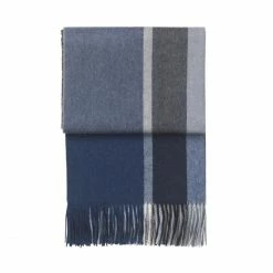 Elvang Denmark Elvang Manhattan Wolldecke - 130x200 Cm - Dark Blue-asphalt