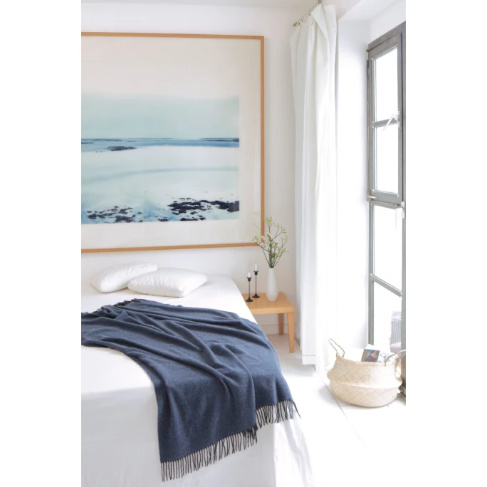 ELLE DECORATION Gambit Decke - 130x170 Cm - Jeans 2 ELLE DECORATION Gambit Decke - 130x170 Cm - Jeans – Bild 2