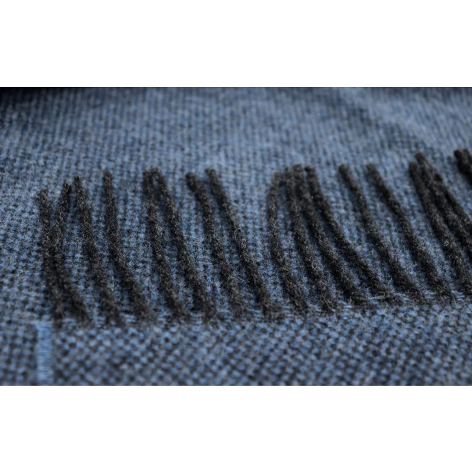 ELLE DECORATION Gambit Decke - 130x170 Cm - Jeans 4 ELLE DECORATION Gambit Decke - 130x170 Cm - Jeans – Bild 4