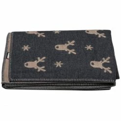 David Fussenegger DECO Rentier Plaid - 130x200 Cm - Anthrazit