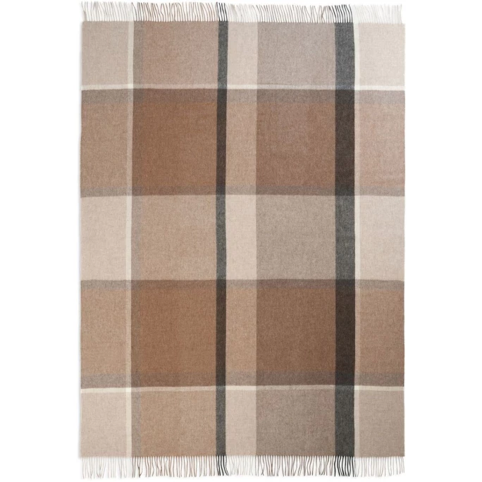 Elvang Denmark Elvang Manhattan Wolldecke - 130x200 Cm - Beige 2 Elvang Denmark Elvang Manhattan Wolldecke - 130x200 Cm - Beige – Bild 2