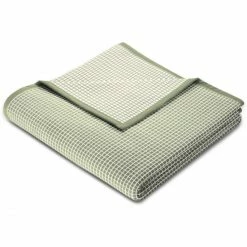 Bocasa By Biederlack Biederlack ALLOVER CHECK Wohndecke - 150x200 Cm - Salvia