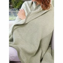 Bocasa By Biederlack Biederlack ALLOVER CHECK Wohndecke - 150x200 Cm - Salvia -David Fussenegger Shop unnamed file 1295