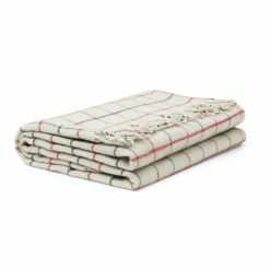 Normann Copenhagen Simple Check Decke - 130x200 Cm - Warm Grey