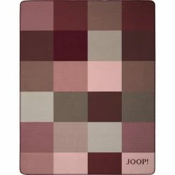 JOOP! MOSAIC Decke - 150x200 Cm - Bordeaux-rosé
