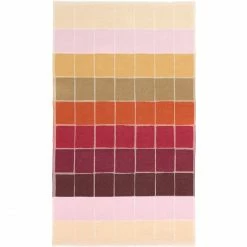 Eagle Products Mosaik Plaid Aus Schurwolle - 135x220 Cm - Bronzefarben-terra-bordo