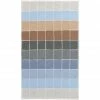 Eagle Products Mosaik Plaid Aus Schurwolle - 135x220 Cm - Hellblau-jeans-mittelgrau