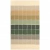 Eagle Products Mosaik Plaid Aus Schurwolle - 135x220 Cm - Natur-khaki-oliv