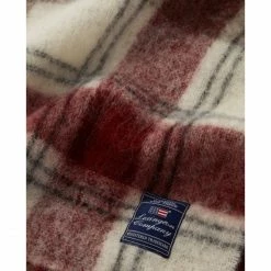 Lexington Checked Plaid - 130x170 Cm - Red-beige-white -David Fussenegger Shop unnamed file 1439