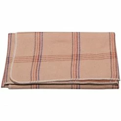 David Fussenegger SILVRETTA Junges Karo Flanelldecke - 140x200 Cm - Kork