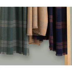 Elvang Denmark Elvang Check Decke Aus Baby-Alpakawolle - 130x190 Cm - Blue/rusty Red -David Fussenegger Shop unnamed file 1480