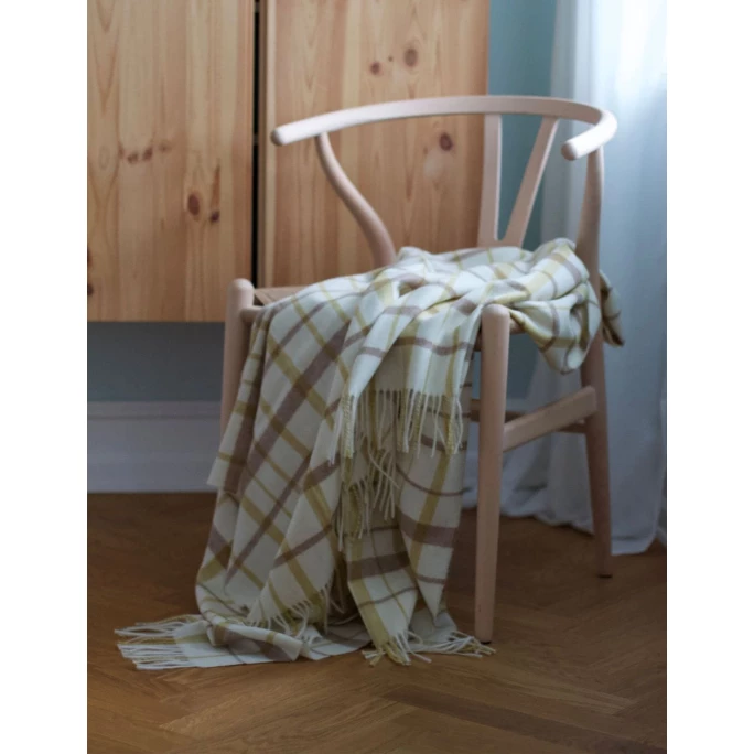 Elvang Denmark Elvang Tweed Wolldecke - 130x200 Cm - Light Yellow 3 Elvang Denmark Elvang Tweed Wolldecke - 130x200 Cm - Light Yellow – Bild 3