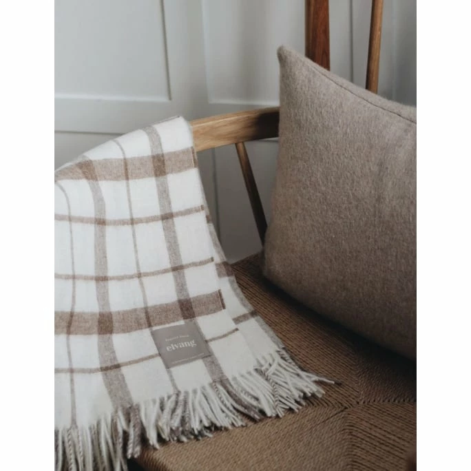 Elvang Denmark Elvang Tweed Wolldecke - 130x200 Cm - Mocca 3 Elvang Denmark Elvang Tweed Wolldecke - 130x200 Cm - Mocca – Bild 3