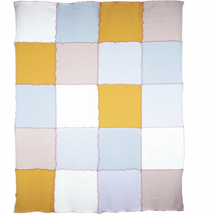 Farbenfreunde Vi Cotton Patchworkdecke - 160x210 Cm - Natural 1 Farbenfreunde Vi Cotton Patchworkdecke - 160x210 Cm - Natural