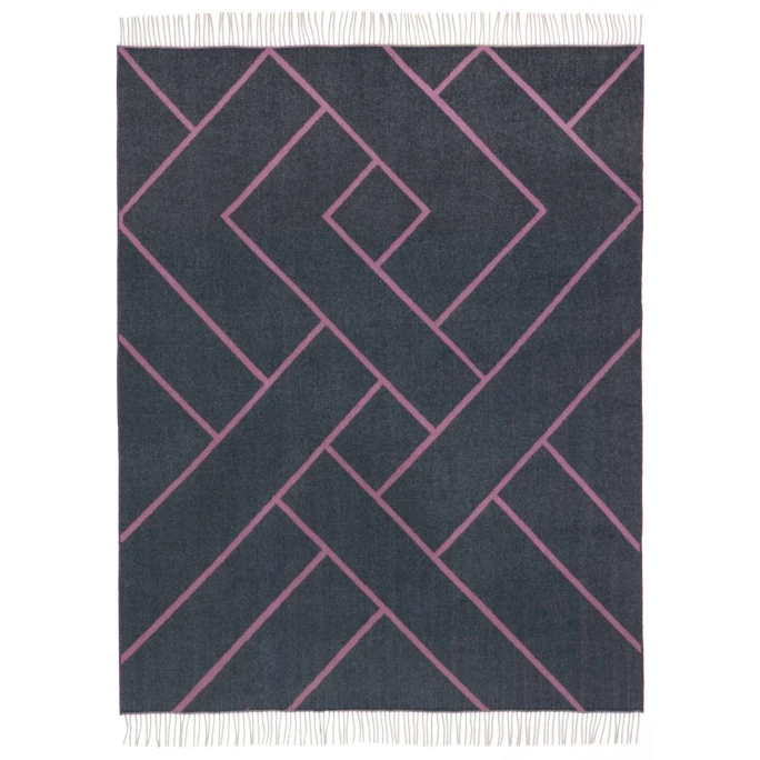 Eagle Products Kopenhagen Kaschmir-Decke - 135x195 Cm - Beere-marine 1 Eagle Products Kopenhagen Kaschmir-Decke - 135x195 Cm - Beere-marine