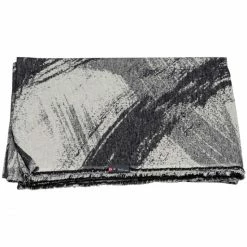 David Fussenegger LIMA Pinselstriche Leichte Decke Aus Recycling- - 140x200 Cm - Schwarz