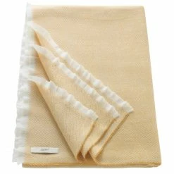 ESPRIT HOME ESPRIT Herringbone Decke - 150x180 Cm - Mustard