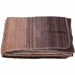 David Fussenegger Farbverlauf Wohndecke - 150x200 Cm - Mittelbraun