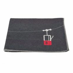 David Fussenegger SYLT GONDELN Baumwolldecke - 140x200 Cm - Anthrazit