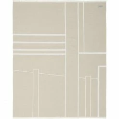 Kristina Dam Studio Architecture Decke - 130x180 Cm - Beige Melange-off White