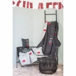 David Fussenegger SYLT GONDELN Baumwolldecke - 140x200 Cm - Anthrazit -David Fussenegger Shop unnamed file 26