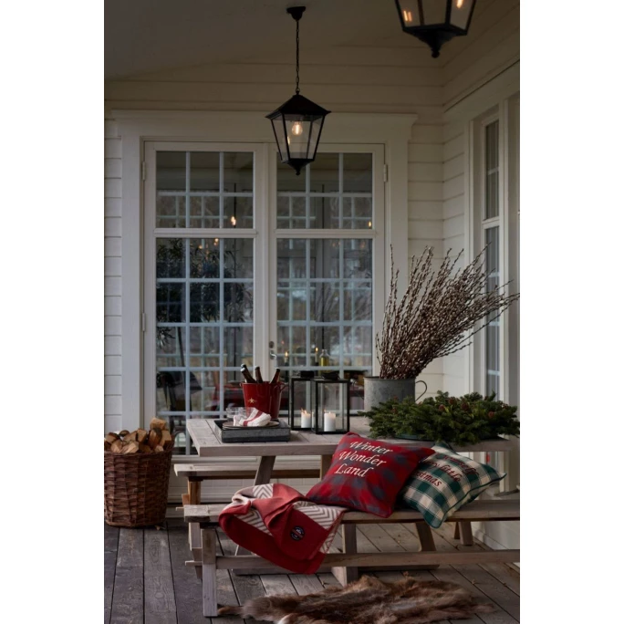 Lexington Graphic Printed Plaid - 130x170 Cm - Red-beige-white 5 Lexington Graphic Printed Plaid - 130x170 Cm - Red-beige-white – Bild 5