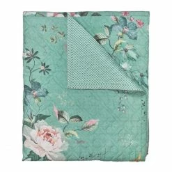 Pip Studio Tokyo Bouquet Quilt Wohndecke - 150 X 200 Cm - Green