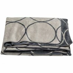 David Fussenegger BAMBOO Kreise Wohndecke - 150x200 Cm - Natur