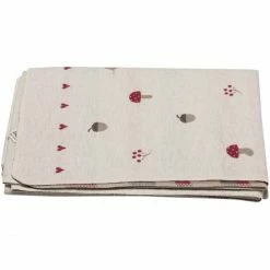 David Fussenegger SILVRETTA Wald Allover Flanelldecke - 140x200 Cm - Rohweiß