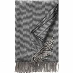 Eagle Products Denver Decke Aus Schurwolle - 130x195 Cm - Graphit